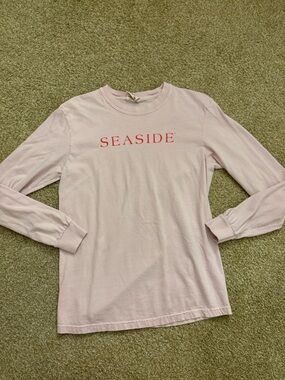 Seaside Long Sleeve Tee - Pink